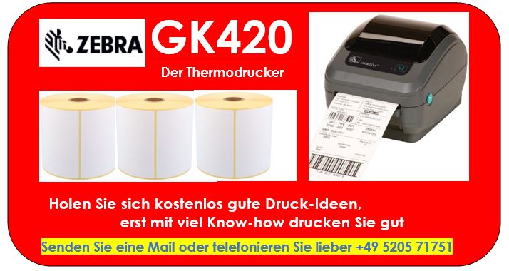Versandetiketten für UPS, DHL, GLS u.a.