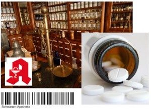 Waren-Kennzeichnung Apotheke mit IDENTjet Etikettendrucker