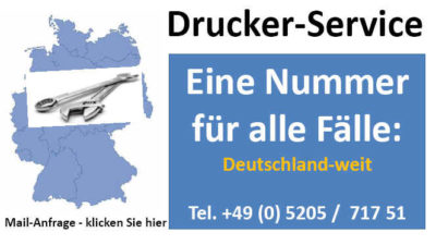 Drucker-Service in der Nähe - natürlich branchenunabhängig .