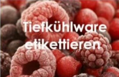 Farbige Etiketten drucken für TK-Ware