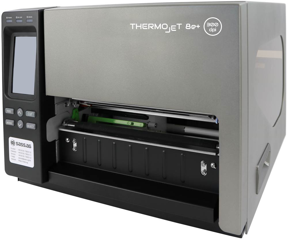 THERMOjet 8e+  arbeiten auch ohne Farbband